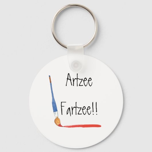 Fun Super Niedlich Artzee Fartzee Artists Schlüsselanhänger (Vorderseite)