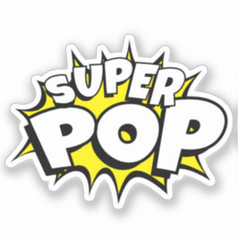 Fun SUPER POP! Comic Buch Pop Kunst Aufkleber