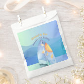 Fun Surf ist zum Geburtstag auf Geschenktütchen (Ausgeschnitten)