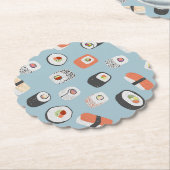 Fun Sushi Nigiri Maki Roll japanisches Lebensmitte Untersetzer (angewinkelt)