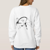 Fun Sweatshirt Cat Lifestyle (Rückseite)