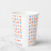 Fun Swimsuit Party Personalisiert Bachelorette Pappbecher (Links)