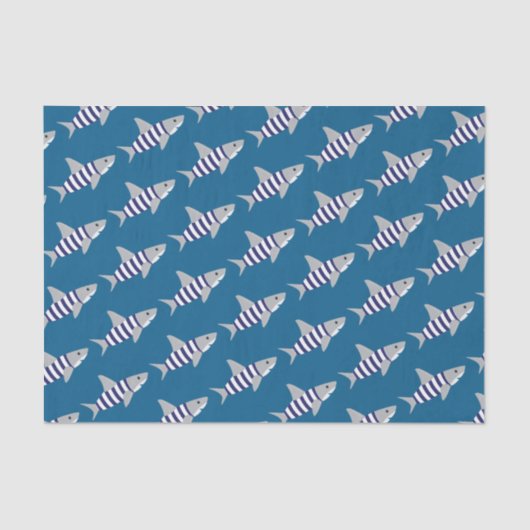 Fun Swimsuit Tierhai Seidenpapier (Vorderseite)