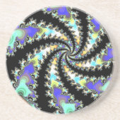 Fun Swirled Fraktal Stone Untersetzer (Vorne)