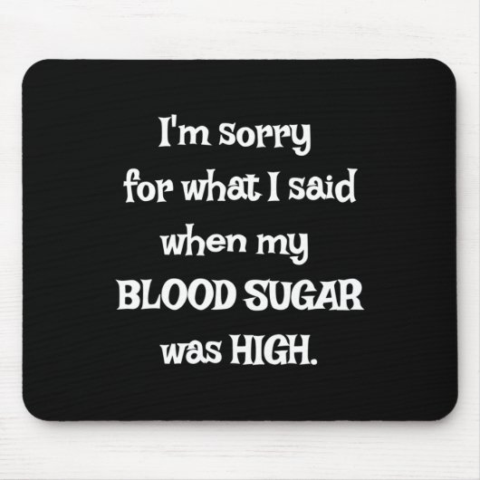 Fun T1D - Diabetes-Bewusstsein Mousepad (Vorne)