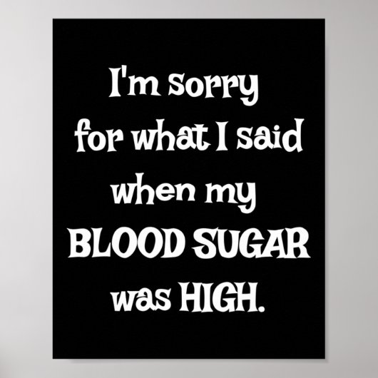 Fun T1d - Diabetes-Bewusstsein Poster (Vorne)