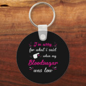 Fun T1D Diabetiker Typ 1 Diabetes Aufklärung Gesch Schlüsselanhänger (Vorderseite)