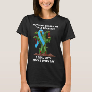 Fun T1D Diabetiker Typ 1 Diabetes Bewusstseinsstör T-Shirt