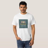 FUN! T - Shirt - Bibliothek - Personalisiert - Nam (Vorne ganz)
