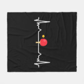 Fun Table Tennis Tee Fleecedecke (Vorderseite (Horizontal))