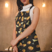 Fun Taco Margarita Mexiko Beach Pattern Schürze