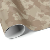 Fun Tan Camouflage Geschenkpapier (Rolleneckpunkt)