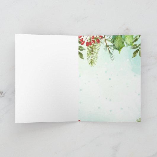 Fun Tante Weihnachten Lucky Gnome Blank Card Karte (Innenseite)