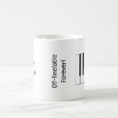 Fun Tatsache ich bin leidenschaftlicher Musiklehre Kaffeetasse (Mittel)