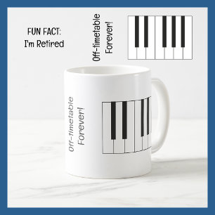 Fun Tatsache ich bin leidenschaftlicher Musiklehre Kaffeetasse
