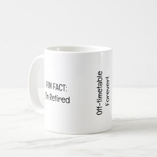 Fun Tatsache ich bin müde Apotheker Funny Retireme Kaffeetasse (Vorderseite Links)