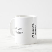 Fun Tatsache ich bin müde Maschinenbauingenieur Fu Kaffeetasse (Vorderseite Links)