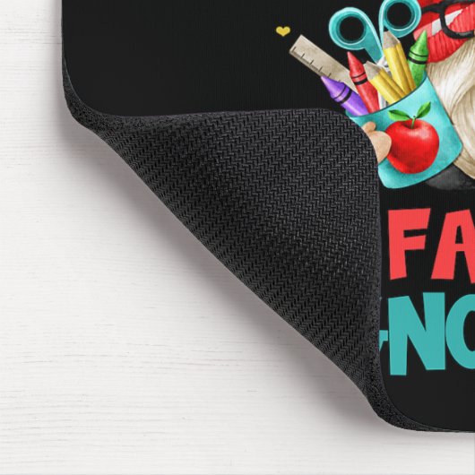 Fun Teacher Gnome T-Shirt - Niedlich Willkommen zu Mousepad (Ecke)