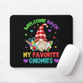 Fun Teacher Gnome T-Shirt - Niedlich Willkommen zu Mousepad (Mit Mouse)