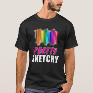 Fun Teacher Spaß Hübsche Farbige Stifte A T-Shirt
