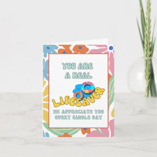 Fun Teacher Volunteer Colleague Danke Karte