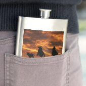 Fun Team Roping "Cowboy Water" klassische Flasche! Flachmann (Beispiel)