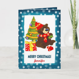 Fun Teddy Bar | Weihnachten im Individuelle Name