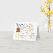 Fun Teddy Bears Doktor Danke Karte (Gelbe Blume)