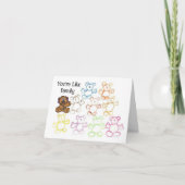 Fun Teddy Bears Doktor Danke Karte (Vorderseite)