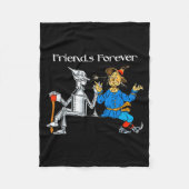 Fun Tee Shirt Friends Forever Wizard Of Oz Ecrow  Fleecedecke (Vorderseite)
