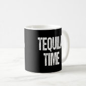 Fun Tequila Time Margarita Lover Hawaiisch mexikan Kaffeetasse (VorderseiteRechts)