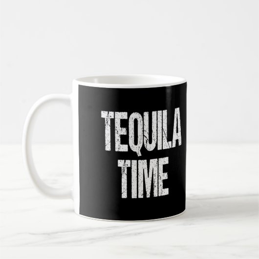 Fun Tequila Time Margarita Lover Hawaiisch mexikan Kaffeetasse (Links)