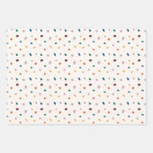 Fun Terrazzo Muster Wrapping Paper Set (3 Folien) Geschenkpapier Set (Vorderseite 2)
