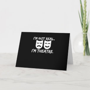 Fun Theater Masken Geschenk für Regisseur Karte