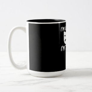 Fun Theater Masken Geschenk für Regisseur Zweifarbige Tasse