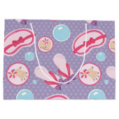 Fun Themed Wellness-Center Party große Geschenktas Geschenktüte (Rückseite)