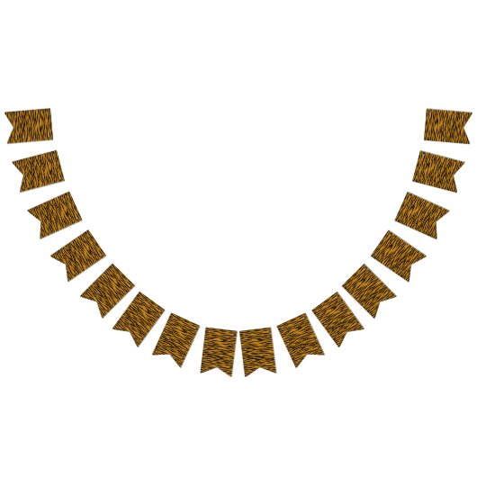 Fun Tiger Print Wimpelkette (Alle)