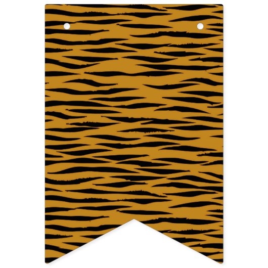 Fun Tiger Print Wimpelkette (Zweite Fahne)