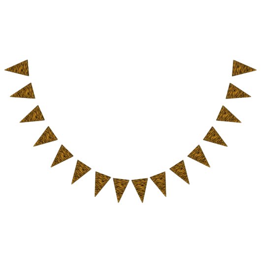 Fun Tiger Print Wimpelkette (Alle)