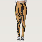 Fun Tiger Streifen Leggings (Vorderseite)