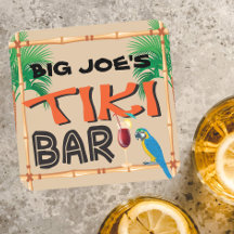 Fun Tiki Bar mit individuelle Name
