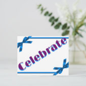 Fun Time Celebrate Collection Postkarte (Stehend Vorderseite)