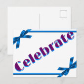 Fun Time Celebrate Collection Postkarte (Vorne/Hinten)