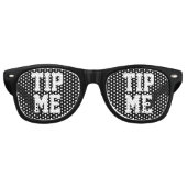 Fun Tip Me Barkeeper Party Black Partybrille (Vorderseite)