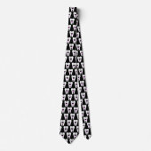Fun Tooth Necktie oder Krawatte mit Glück, Lächeln (Vorderseite)