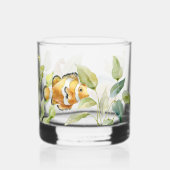 Fun Topical Fish Design Whiskyglas (Rückseite)