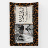 Fun Tortoise Birthday Forty and Fabulous Photo Banner (Vertikal)