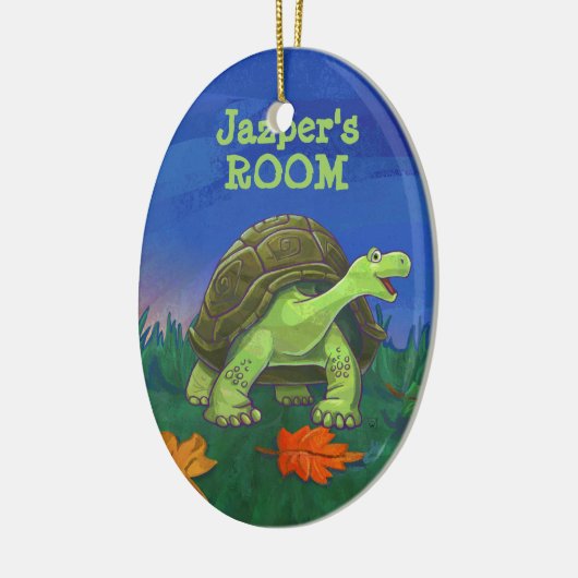 Fun Tortoise Personalisiert Room Ornament (Links)