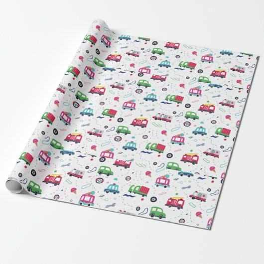 Fun Toy Pattern Gift Wrap for Children’s Birthdays Geschenkpapier (Ungerollt)