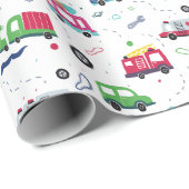 Fun Toy Pattern Gift Wrap for Children’s Birthdays Geschenkpapier (Rolleneckpunkt)